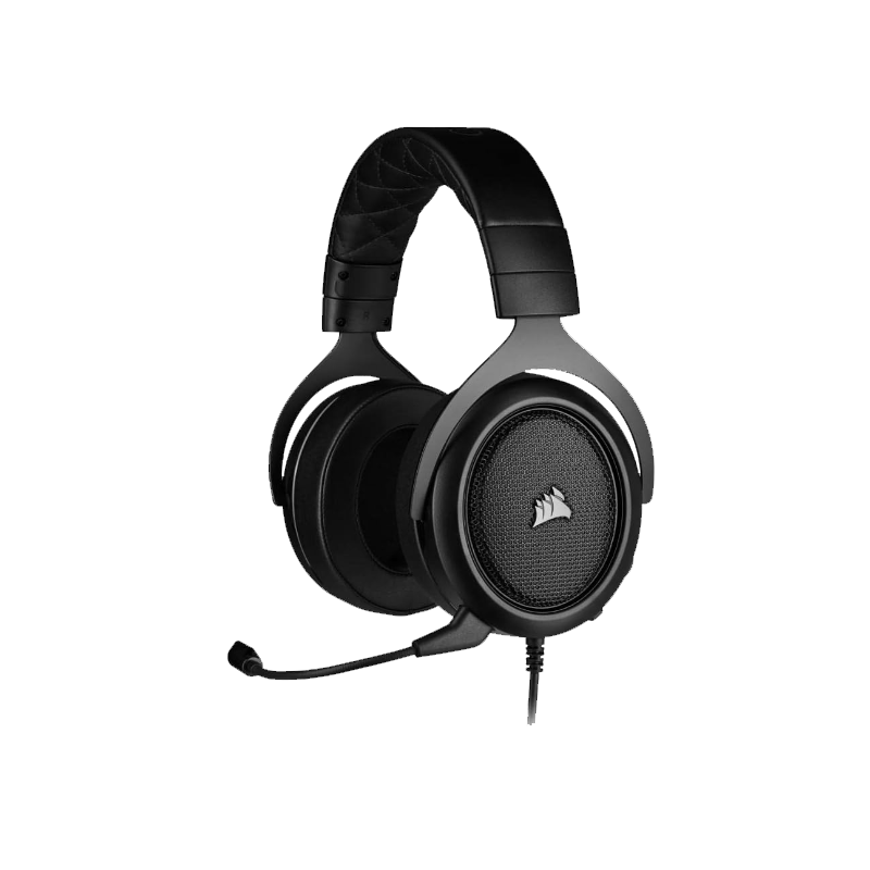 Corsair HS50 Stereo Gaming Headset Carbon, Wired